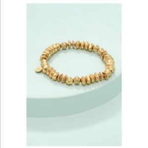Stella and Dot Nicholette Stretch Bracelet Gold